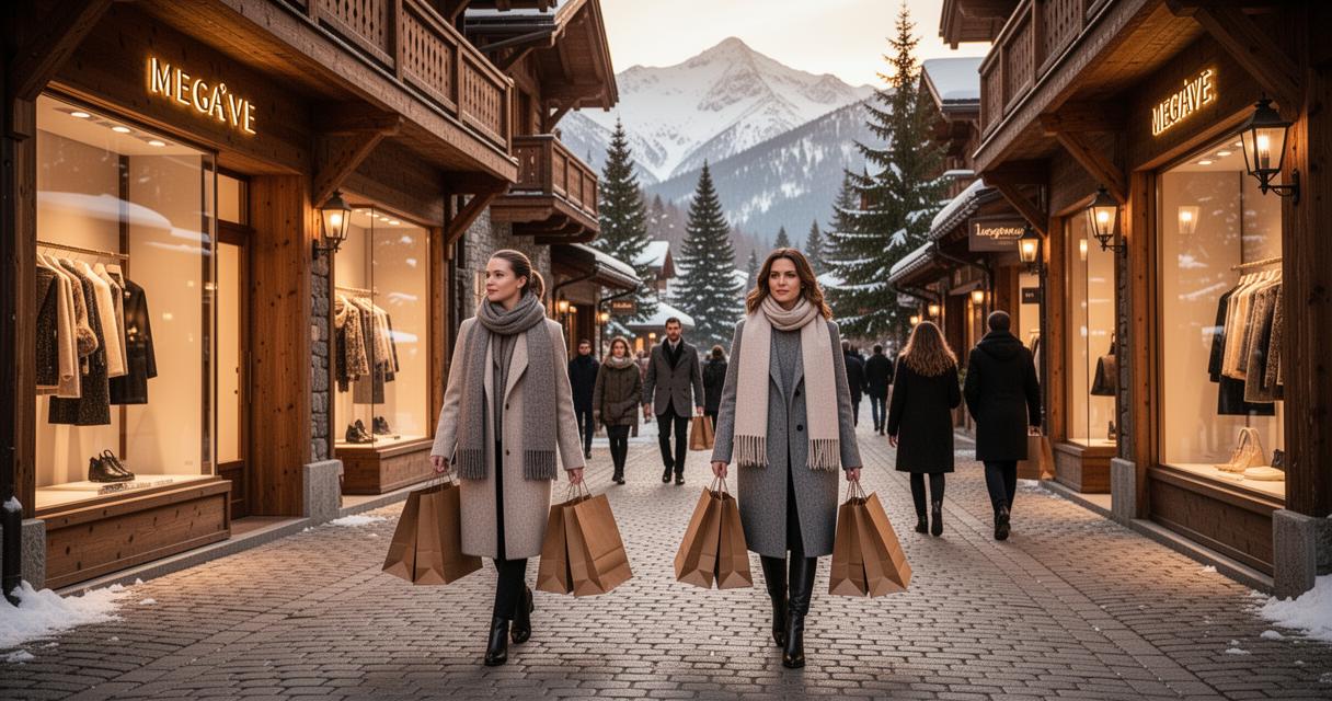 Guide du shopping à Megève – Les meilleurs vêtements abordables dans les boutiques du village alpin